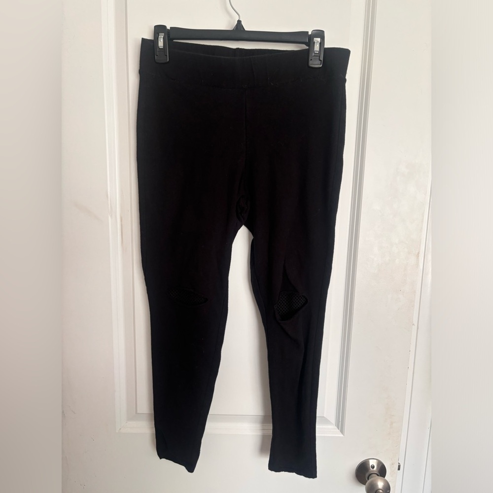 Torrid Cut out Knee Mesh Leggings Size 1XL
